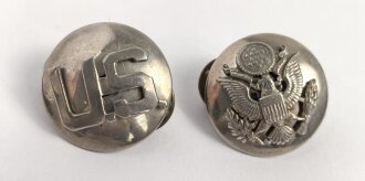 U.S.Army D.E.M.L. Collar Device set, silver