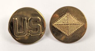 U.S.Army Finance Collar Device, Pair