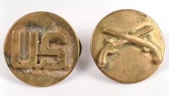 U.S.Army  Military Police Collar Device, pair