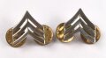 U.S.Army Rank Insignia, Sergeant, pair