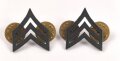 U.S.Army Rank Insignia, Sergeant, pair