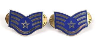 U.S.Air Force Enameled Collar Insignia set, SSGT