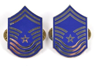 U.S.Air Force Enameled Collar Insignia set, CMS