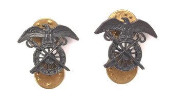 U.S.Army " Quartermaster Corps" Collar Insignia, 20mm high, pair