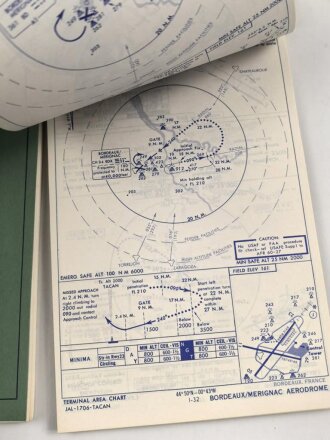 U.S. Air Force - U.S. Navy, Flight Informatione Publication Enroute Charts "Europa & North Africa"  used, U.S. 1965 dated