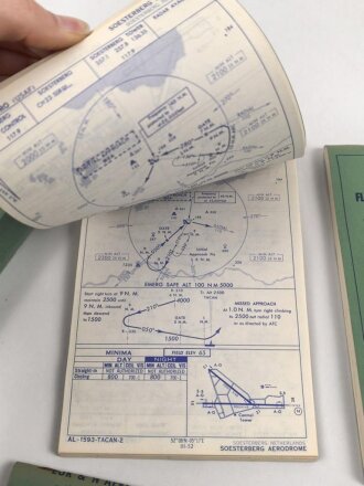 U.S. Air Force - U.S. Navy, Flight Informatione Publication Enroute Charts "Europa & North Africa"  used, U.S. 1965 dated