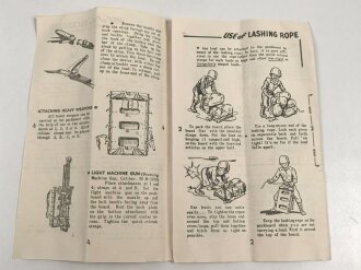 U.S. Army 1944 dated "General Instructions "Use...