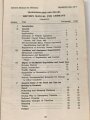 U.S. Army 1955 dated "Headquarters United States Army, Europe, "Transportation and Travel Drivers Manual for Germany" well used, 32 pages