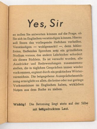 "Yes Sir" - Englische Ausdrücke und...