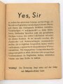 "Yes Sir" - Englische Ausdrücke und Redewendungen die Sie täglich brauchen, Deutsch/englisch, datiert 1945 