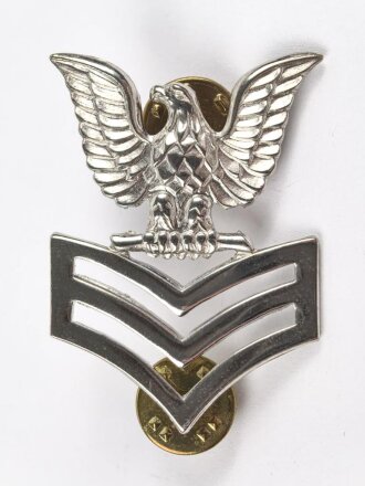 U.S.Navy Collar Device, silver, 42mm high