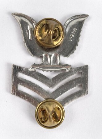 U.S.Navy Collar Device, silver, 42mm high