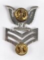 U.S.Navy Collar Device, silver, 42mm high