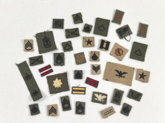 U.S. Army , Collar device lot, embroidered