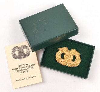 U.S. Army , Quartermastermaster Corps Regimental insignia, cased