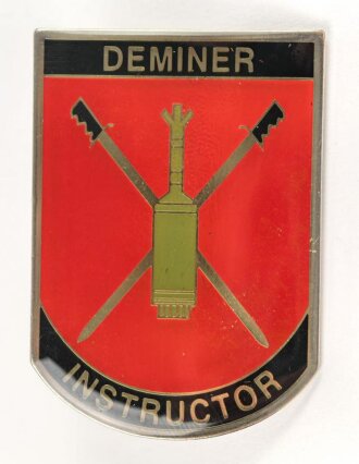 U.S. Army, "Deminer Instructor"  , metal insignia 50mm high