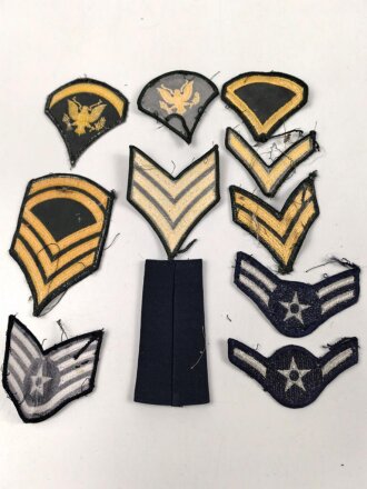 U.S. Army / Air Force Rank insignia lot