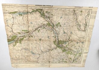 U.S. Army map, Germany "Neustrelitz" Size: 89 x 71 cm, 1943 dated