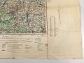 U.S. Army map, Germany "Neustrelitz" Size: 89 x 71 cm, 1943 dated