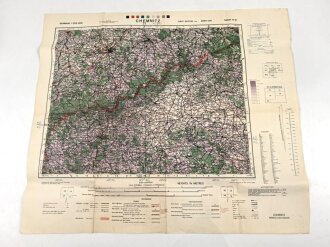 U.S. Army map, Germany "Chemnitz" Size: 76 x 66...