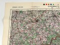 U.S. Army map, Germany "Chemnitz" Size: 76 x 66 cm, 1943 dated