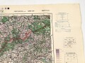 U.S. Army map, Germany "Chemnitz" Size: 76 x 66 cm, 1943 dated