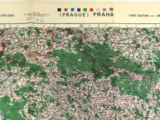 U.S. Army map, Central Europe "Praha" Size: 76...