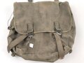 U.S. Army , 1944 dated mussette bag, uncleaned, including a strap and googles