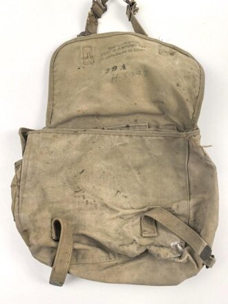 U.S. Army , 1942 dated mussette bag, uncleaned