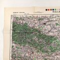 U.S. Army map, Germany "Halle" Size: 76 x 66 cm, 1943 dated