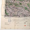 U.S. Army map, Germany "Halle" Size: 76 x 66 cm, 1943 dated