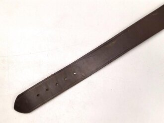 U.S. Army belt, leather, Enlisted man´s. Total lenght 104cm