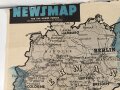 U.S. Army Newsmap for the armed forces , monday 2.April 1945. Used