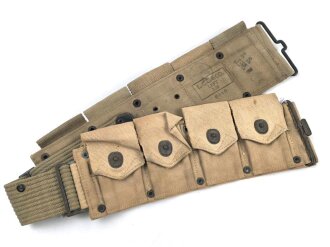 U.S. Army , 1918 dated Cartridge belt M-1910. Field...