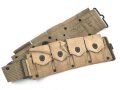 U.S. Army , 1918 dated Cartridge belt M-1910. Field modified, one pocket cut down, used, good condition