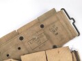 U.S. Army , 1918 dated Cartridge belt M-1910. Field modified, one pocket cut down, used, good condition