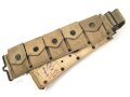 U.S. Army , 1918 dated Cartridge belt M-1910. Field modified, one pocket cut down, used, good condition