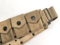 U.S. Army , 1918 dated Cartridge belt M-1910. Field modified, one pocket cut down, used, good condition