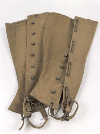 U.S. Army , Gaiters, pair, most likely WWI