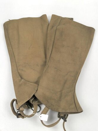 U.S. Army , Gaiters, pair, most likely WWI