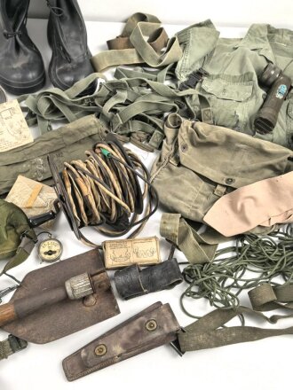 U.S. Army, equipment + lot, all damaged, some not U.S. but close