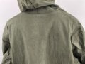 U.S. Navy WWII, N-2 Rain Parka Jacket, Contract NxSX 40844 was conpleted in 1944. Size Large, used.