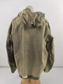 U.S. Navy WWII, N-2 Rain Parka Jacket, Contract NxSX 40844 was conpleted in 1944. Size Large, used.