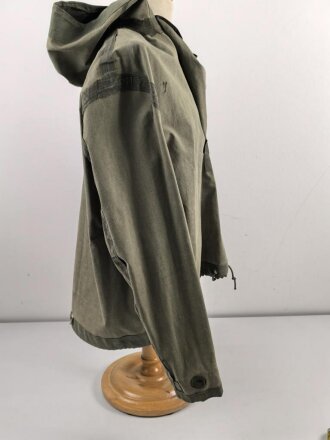 U.S. Navy WWII, N-2 Rain Parka Jacket, Contract NXSX 52627 was conpleted in August 1944. Size Medium, used.