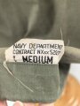 U.S. Navy WWII, N-2 Rain Parka Jacket, Contract NXSX 52627 was conpleted in August 1944. Size Medium, used.