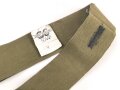 U.S. 1943 dated mussette bag carrying strap " Combat Serviceable"