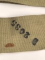 U.S. 1943 dated mussette bag carrying strap " Combat Serviceable"