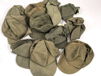 U.S. Army, 12 x Cap , field, hot weather. Uncleaned, 1960...