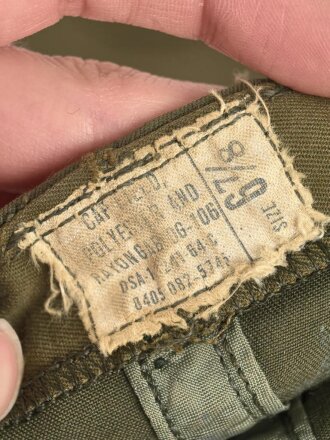 U.S. Army, 10 x Cap , field, hot weather. Uncleaned, 1960...