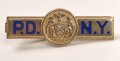 Polizei USA, "P.D.N.Y." Police Department New York Tie Clip